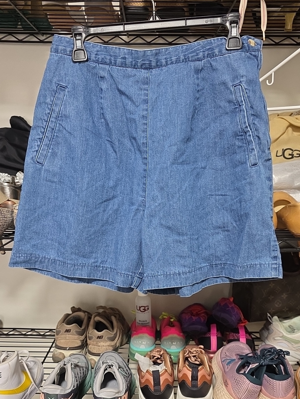 Talbots Light Blue Denim Shorts with Front Pockets